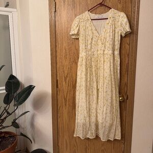 Christy Dawn Yellow Floral Dress